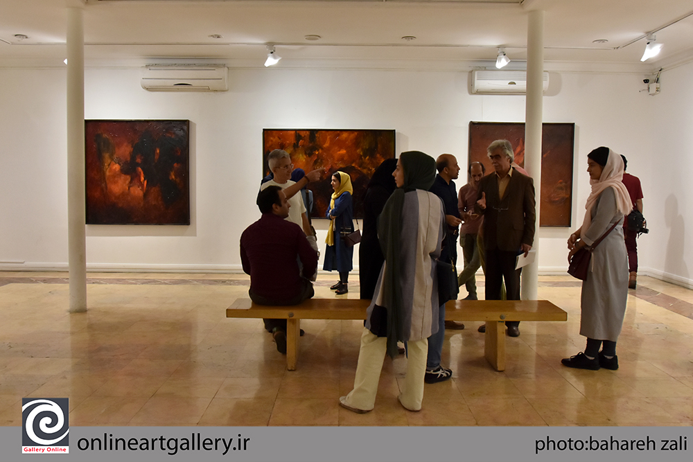 گزارش تصویری دهمین کارنمای پژوهشی انجمن هنرمندان نقاش در خانه هنرمندان (بخش سوم)